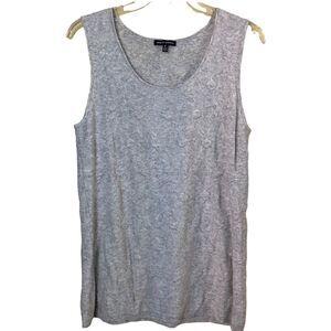 Robert Kitchen Wool Blend Sleeveless Gray Sweater Size Medium